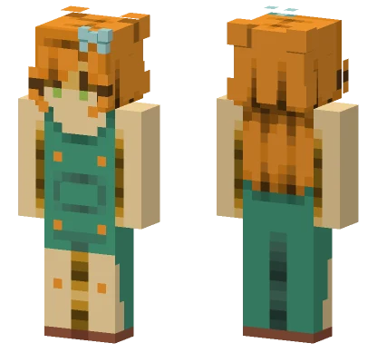 Tulip Girl Minecraft skin