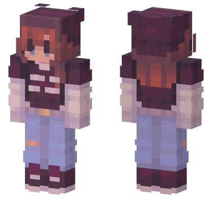 Turning Out Girl Minecraft skin
