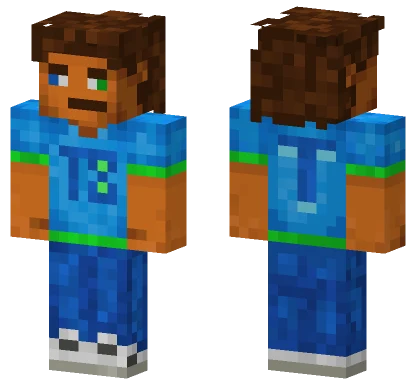 Turnr8 Blue Hoodie Minecraft skin