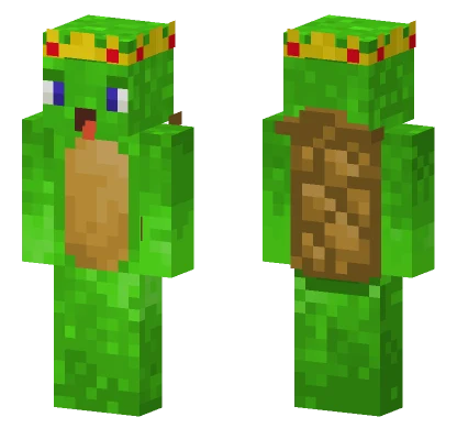 Turtle King Minecraft skin