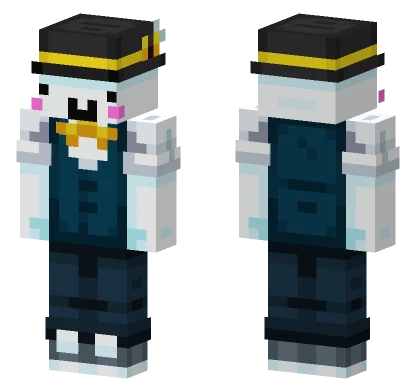 Tuxedo Ghosty Minecraft skin