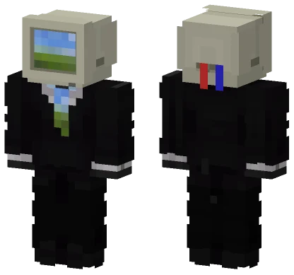 TV Guy Minecraft skin