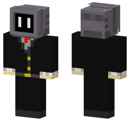 TV Suit Minecraft skin