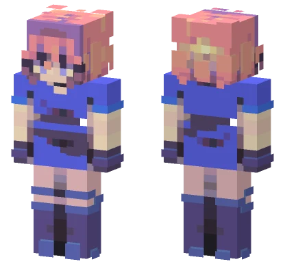 Twilight Blue Uniform Minecraft skin