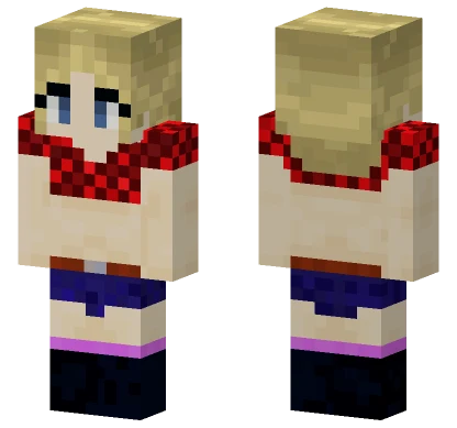 Twin Peaks Girl Minecraft skin