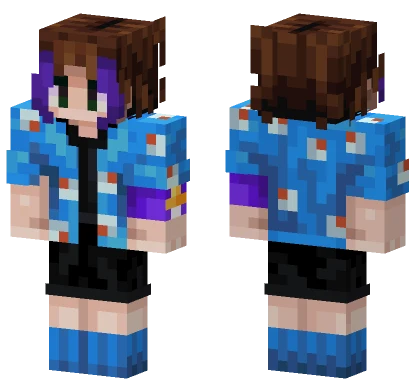 Twkraystall Girl Minecraft skin