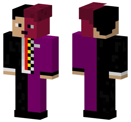 Two Face Batman Forever Minecraft skin