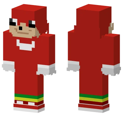 Ugandan Knuckles Minecraft skin