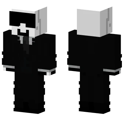 Uhhhh Black Suit Minecraft skin