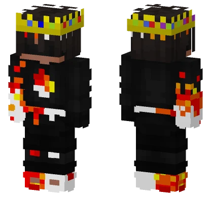 Ultra Flamefrags True Immortal Demon Minecraft skin