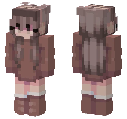Umber Girl Minecraft skin