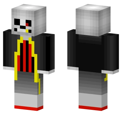 Underfell Sans Minecraft skin