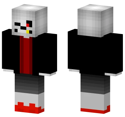 Underfell Sans Minecraft skin