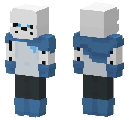 Underswap Sans Minecraft skin