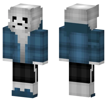 Undertale Sans Minecraft skin