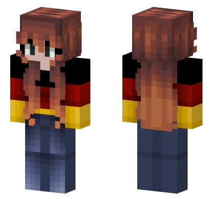 Unfinished Feli From Germany Minecraft skin