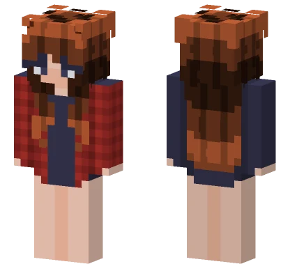 Unfinished Girl Skin Minecraft skin