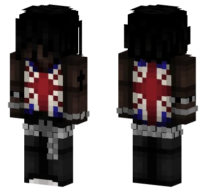 Union Jack Hoodie Minecraft skin