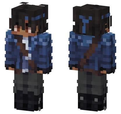 Unixndasda Blue Outfit Minecraft skin