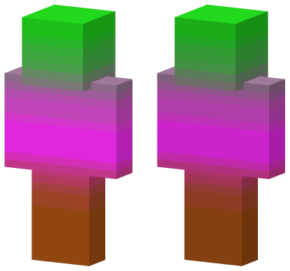 Unpleasant Gradient Minecraft skin