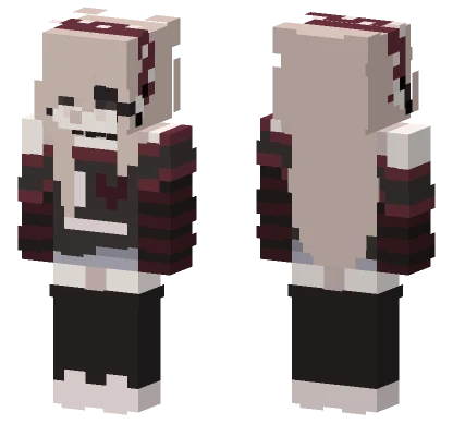 Unshaded Girl Minecraft skin