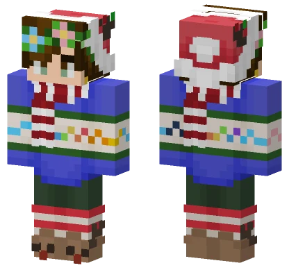 Unsuccessful End Xmas Skin V2 Minecraft skin
