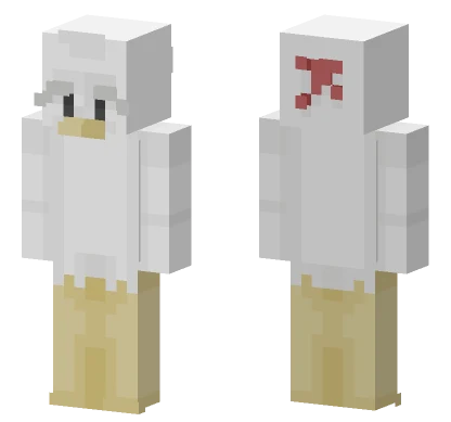 Untitled Goose Game Goose Minecraft skin