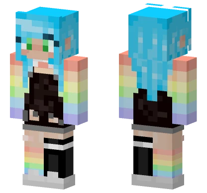 Updated Luna D Minecraft skin