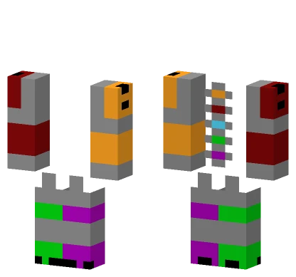 Upgrades Minecraft skin