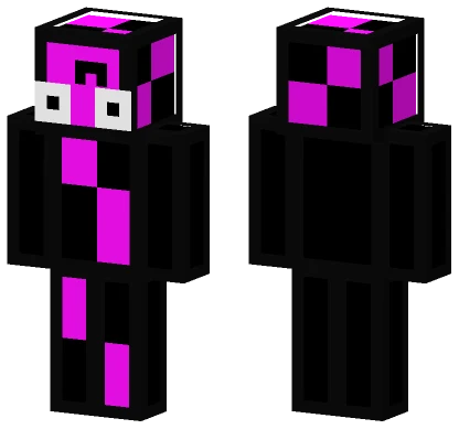 Upside Down Face Swagrum Minecraft skin