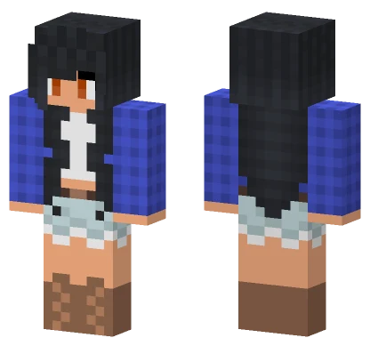 Uuii Blue Outfit Minecraft skin