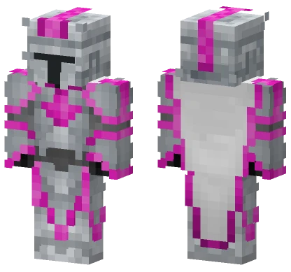 V Elora Pink Helmet Minecraft skin
