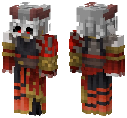 V Singe Stage 3 White Hair Minecraft skin