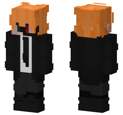Vaki Orange Hair Minecraft skin