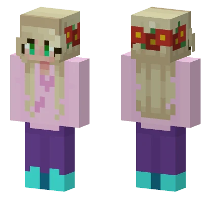 Valentine Girl Minecraft skin
