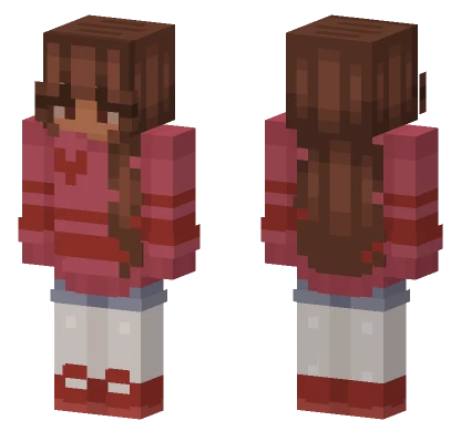 Valentine Girl Minecraft skin