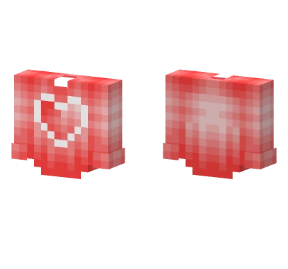 Valentine Peachy Pink Sweater Minecraft skin
