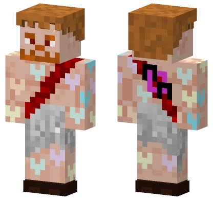 Valentines Day Aqual Minecraft skin