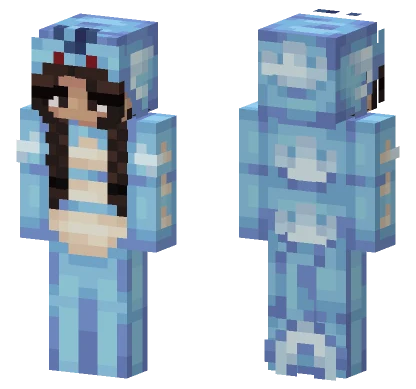 Valkyrae Matching Pokemon Onesie Minecraft skin