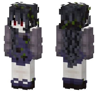 Vampire Queen Wither Rose Minecraft skin