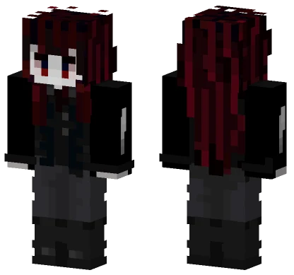 Vampire Red 53412 Minecraft skin