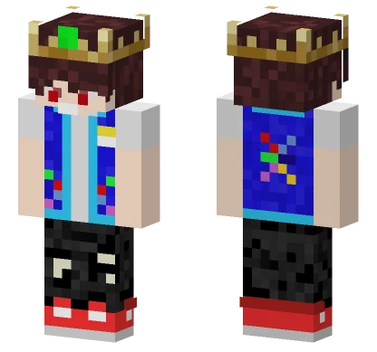 Vampire Walmart Employee Minecraft skin