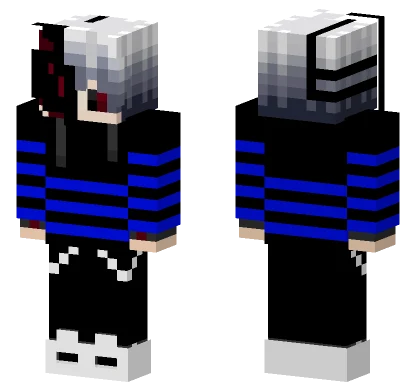 Vampire With GLP Pullover Minecraft skin