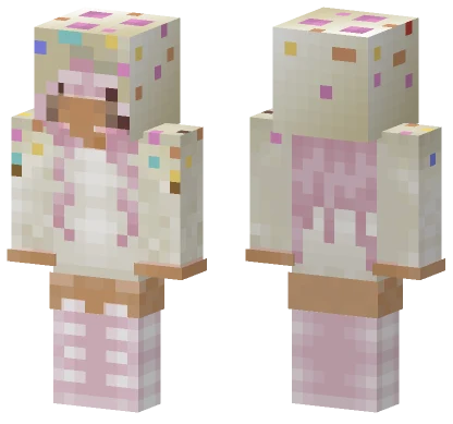 Vanilla Girl Recolored Minecraft skin
