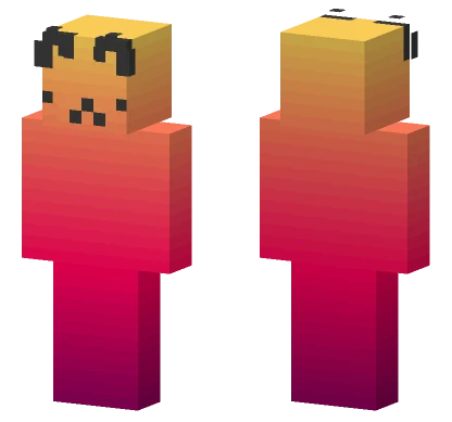 Vaporwave Cat Vibe Minecraft skin