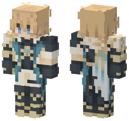 Varka Genshin Impact Minecraft skin