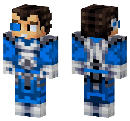 Vegeta Azul Minecraft skin