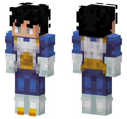 Vegeta Blue Minecraft skin