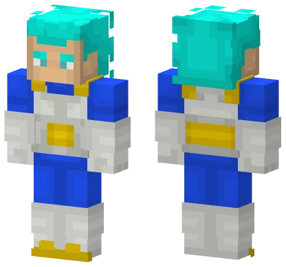 Vegeta Blue Minecraft skin
