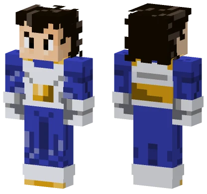 Vegeta Blue Outfit Minecraft skin